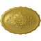 Ekena Millwork Oxford Ceiling Medallion, Hand-Painted Rich Gold, 16 7/8"W x 11 3/4"H x 1 1/2"P CM16OXRGS - alternate 1